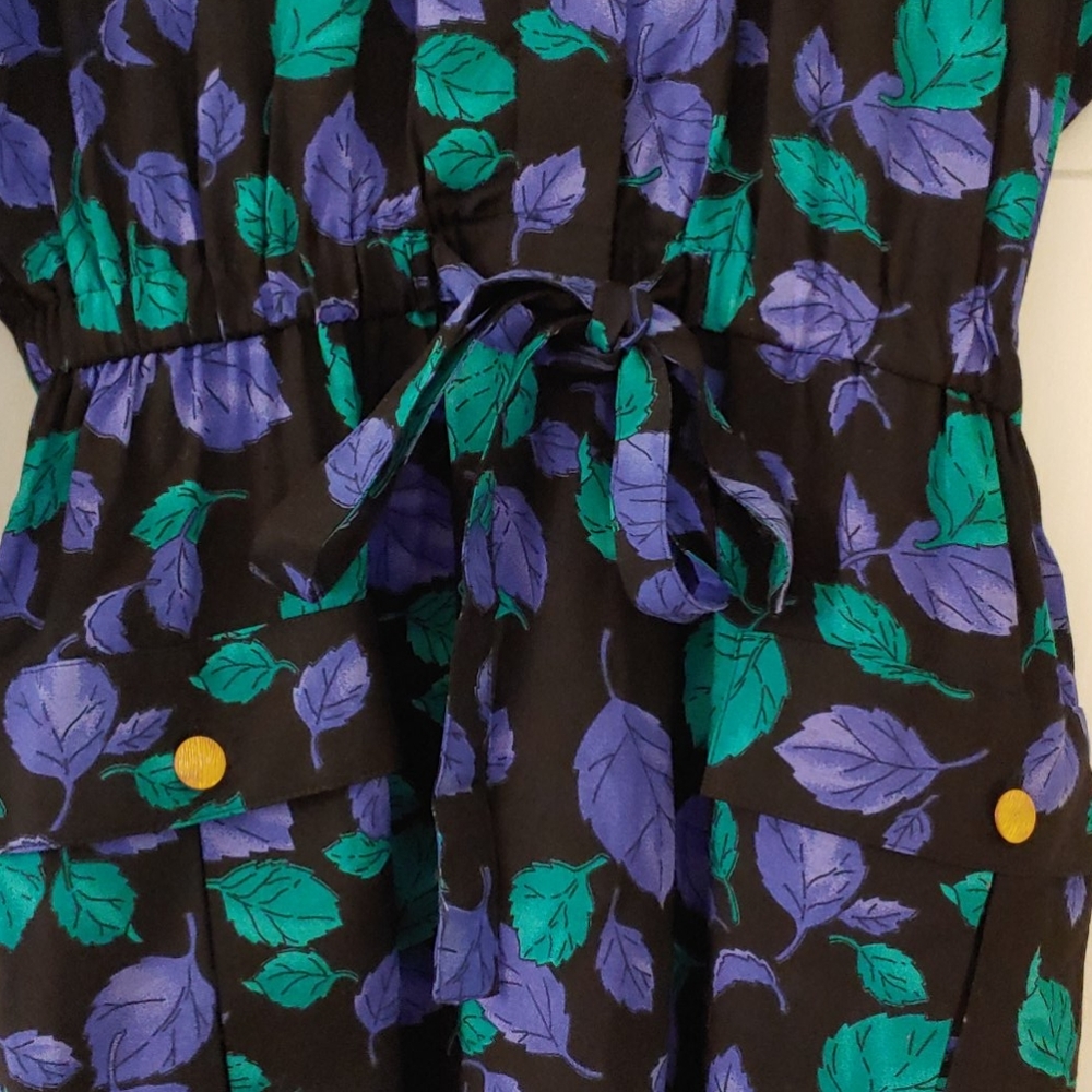 NEW Vtg. Leslie Fay Collections Dress Size 14 Mult colored -478 - Picture 11 of 11